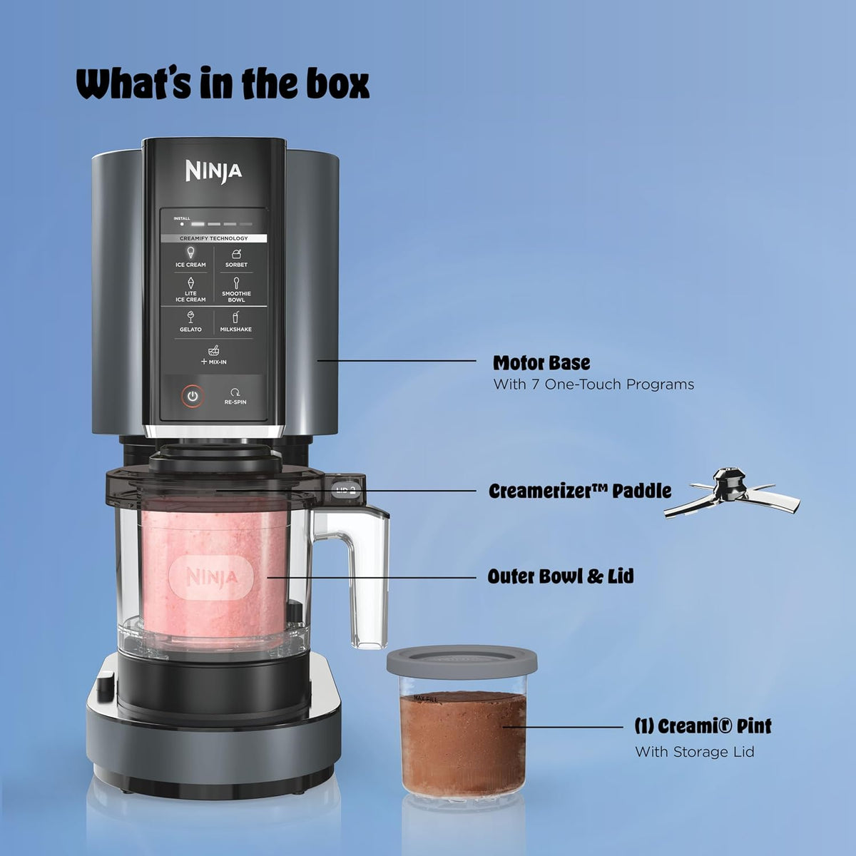 Ninja® CREAMi® 7-in-1 Ice Cream Maker